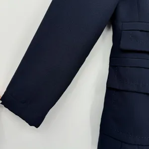Allen ABS Womens Blazer 4 Blue Business Professional Office Artsy Lined Jacket thumbnail 11