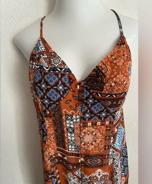 🆕Blu Pepper Patchwork Criss Cross Back Maxi Sundress S🆕 thumbnail 5