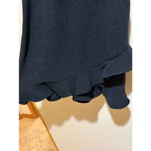 Beyond Yoga Size S Spacedye Ruffled Up High Neck Racerback Dress Black thumbnail 6