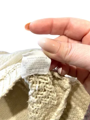 Urban Outfitters BDG Grandpa Chunky Cardigan Cream Size L Coastal Quiet Luxury thumbnail 5