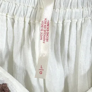 Free People Natural Harvest Moon Maxi Dress Ivory Embroidered Boho L thumbnail 3