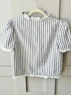 Reformation Linen top size small thumbnail 4