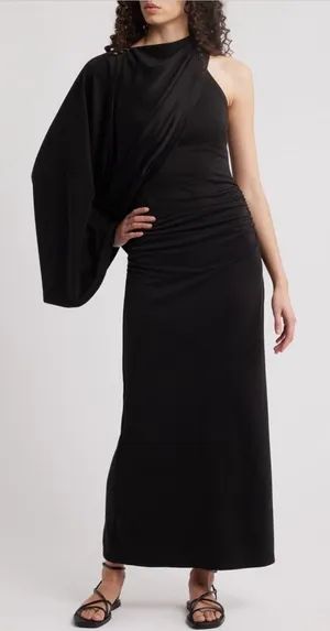 Acler One Shoulder Top/short Dress Black US Sz 6 NWT $320 thumbnail 1