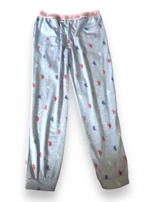 U.S. POLO ASSN. Women's Short Sleeve Sleep Top And Jogger Pant Set Medium | NWOT thumbnail 8
