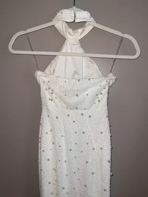 Oh Polly Embellished White Dress thumbnail 5