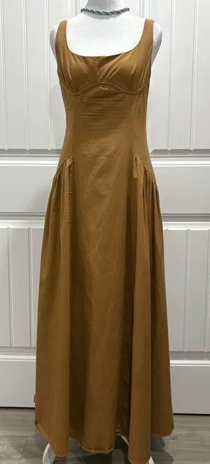 MISSGUIDED Corset Bust Ball Gown Style Tank Maxi Size M thumbnail 1
