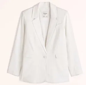 Abercrombie & Fitch Linen Cotton Blend Blazer NWT Size M thumbnail 1