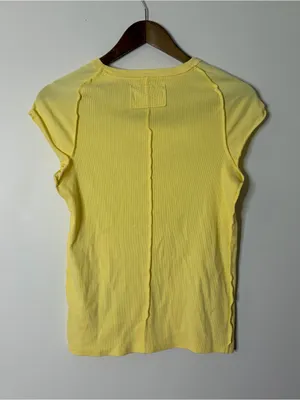 We the Free Yellow Short Sleeve Tee XL thumbnail 2