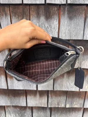Vintage Coach Bleecker Tweed Demi Zip / Mini Bag (No. 6112) thumbnail 4