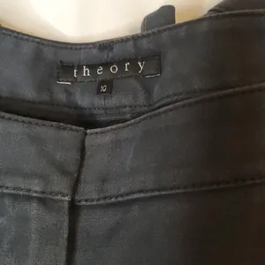 Theory Womens Black Gray Pants ♡Size10 thumbnail 2