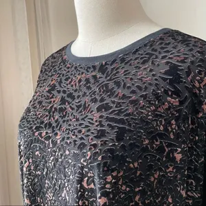 We The Free People Teddy Boxy Top Burnt Velvet Cheetah Combo S thumbnail 6