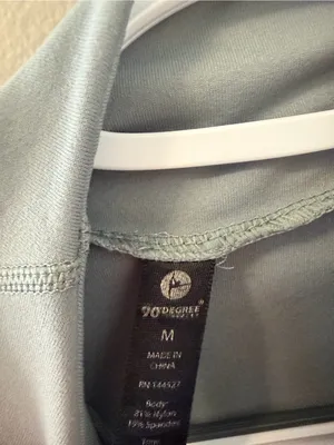 90 Degree By Reflex gray activewear athleisure zip up jacket M thumbnail 3
