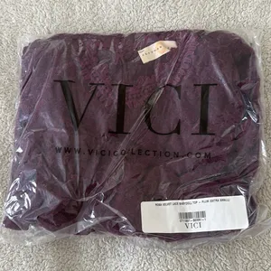 VICI | Rosa Velvet Lace Babydoll Top thumbnail 3