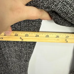 Fashion Bug 18/20W Tweed Fringe Jacket Black Quiet Luxury Office‎ Old Money 90s thumbnail 5