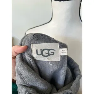 UGG Pichot Grey Fleece Lined Poncho Sweater thumbnail 9