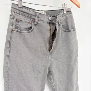 Abercrombie & Fitch Ankle Straight Womens Jeans Sz 26 Gray Y2K Grunge 90s Indie thumbnail 4