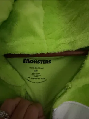 Disney Pixar Monsters Inc Mike Wazowski Onesie Pajama Cosplay Size M NEW thumbnail 6