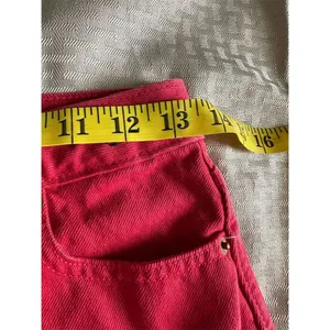 Abercrombie & Fitch Women's Red Denim A-Line Mini Skirt Size 24 thumbnail 6
