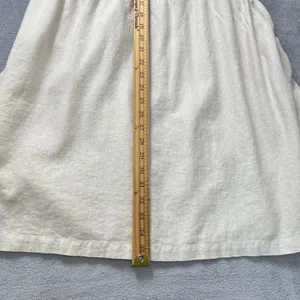 ModCloth Linen Blend Shirt Dress 1X Coastal Soft‎ Girl Minimalist Beige Pockets thumbnail 10