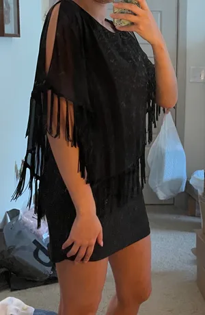 XScape tassel Dress thumbnail 5