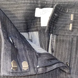 LOFT 8 Julie Black Pinstripe Women's Trousers thumbnail 8