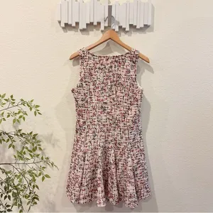 En Saison Everleigh Tweed Metallic Mini Dress in Ecru Multi Size Small NWT thumbnail 8