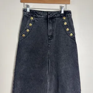 Free market flying tomatoes extreme wide leg dark sailor jeans size 27‎ thumbnail 3