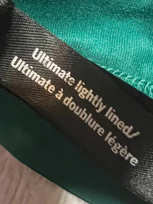 VS PINK Active Green & Black Ultimate Strappy Back Sports Bra Size Small thumbnail 10