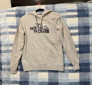 The North Face Light Gray Hoodie thumbnail 1