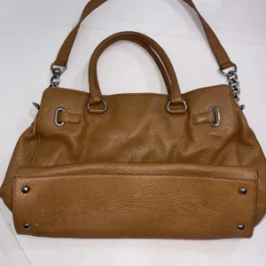 MICHAEL‎ KORS HAMILTON HOBO SHOULDER SATCHEL TOTE BAG Brown LEATHER thumbnail 12