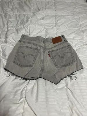 Levi's 501 grey shorts thumbnail 3