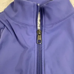 Vitality x Cosmopolitan Womens Purple Quarter Zip Athletic Crop Top Size S thumbnail 6