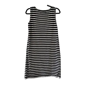 Talbots‎ Womens Navy White Striped Starfish Sleeveless Knit Shift Dress Small thumbnail 10