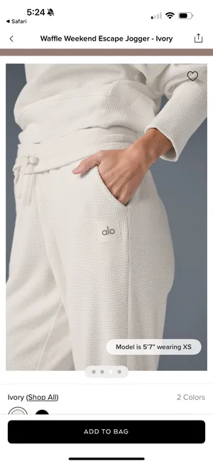 Alo Sweatpants thumbnail 3