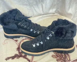 Inc Pravale 3 Embellished Textured Lace-Up Boot thumbnail 3