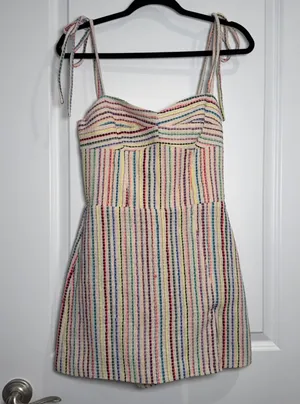 Amanda Uprichard Sample Sale Striped Sundress • Size Small thumbnail 1