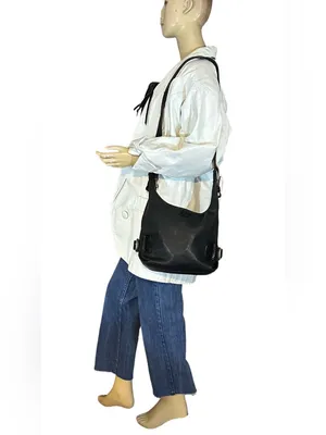 See By Chloe Black Leather Slouchy Shoulder Bag thumbnail 2