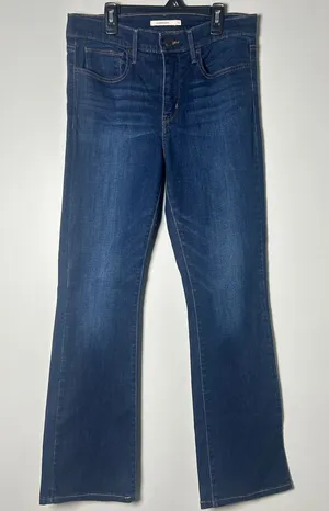 Levi's Jeans Women's Size 31 Slimming Bootcut High Rise Jeans Stretch thumbnail 1