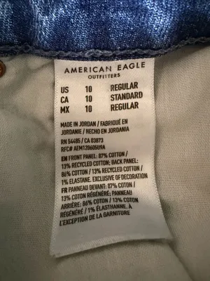 👖 American Eagle Curvy Strigid Ripped Mom Jeans 👖 ~ Size 10 thumbnail 8