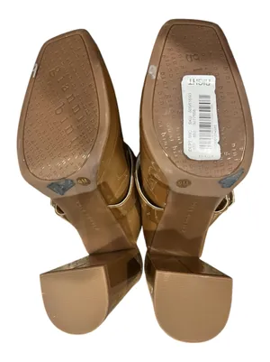 Gianni Bini Sonata Patent Mary Jane Platform Pumps Sweet Caramel Size 9M NWT thumbnail 7