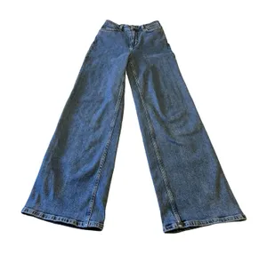 & Other Stories Jeans Womens 24 Blue‎ Wide Leg High Rise Denim Medium Wash thumbnail 1