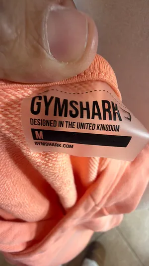 Gymshark Coral Pink Cropped Hoodie thumbnail 7