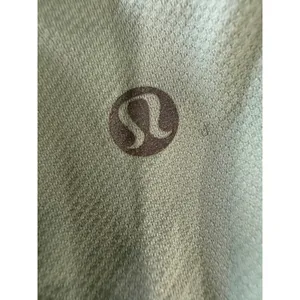 Lululemon Mint Green Racerback Tank Top Built-In Shelf Bra Mesh Back‎ Size 8 thumbnail 4