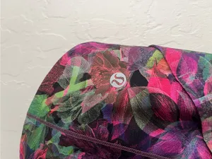 Lululemon Speed Up Mid-Rise shorts neon floral 0 thumbnail 5