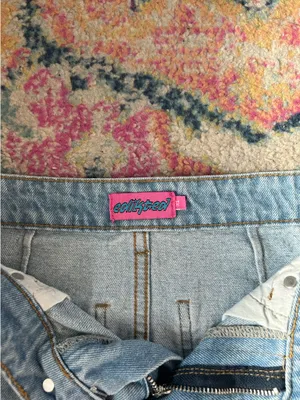 Edikted Mini Denim Skirt thumbnail 2