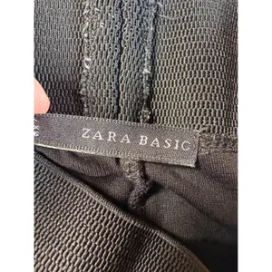 Y2k Zara Basic Black High Rise Side Zipper Leggings Slim Fit Pants Womens Small thumbnail 8