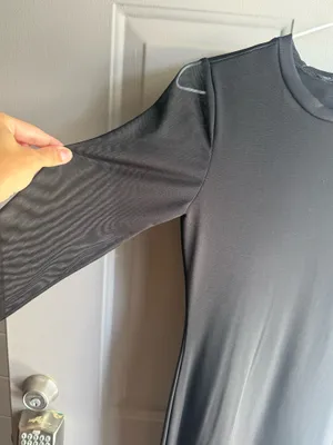 Mesh dress in Black thumbnail 2