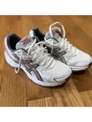 Size 9.5 Wimen ASICS Gel Running Shoes White Gray Pink Women’s EU 41.5 Sneakers thumbnail 4