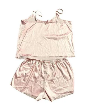 Juicy Couture Pink Satin Sleepwear Set – Size XL thumbnail 5