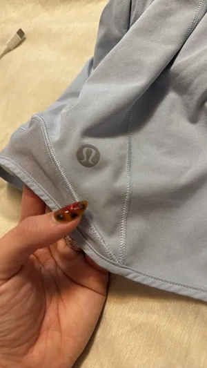 Light Blue Lulu Shorts thumbnail 3